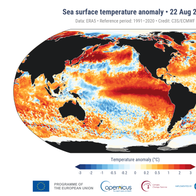 Oceanos atingem 21,1 °C e quebram recorde global de temperatura em agosto