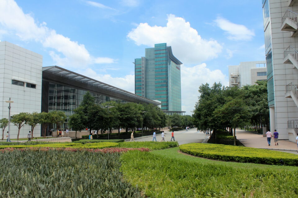 Sede da Huawei em Bantian, Shenzhen, China